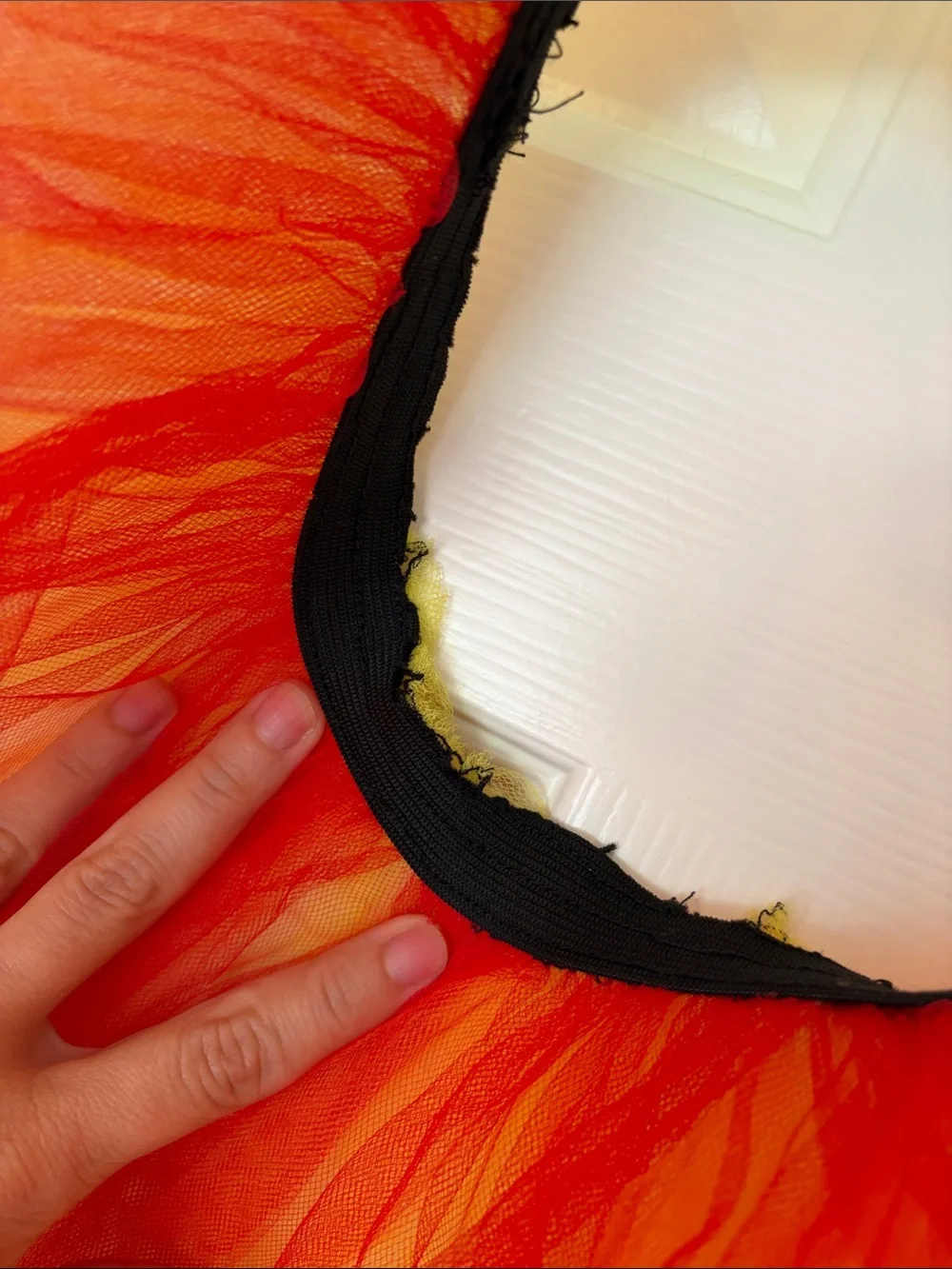 Small adult, Flame color Tutu Costume Skirt - Yellow & Orange